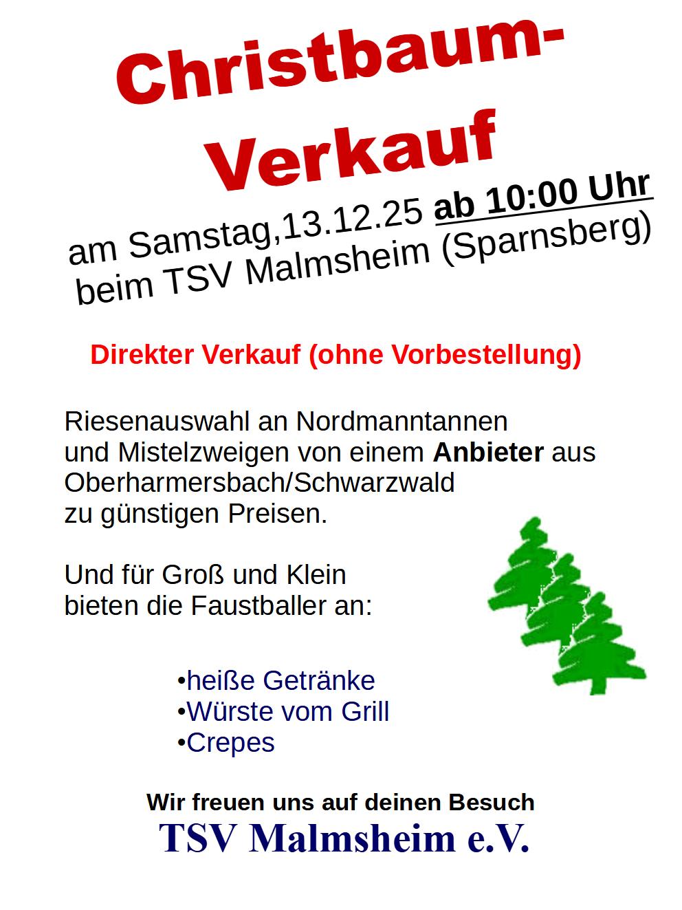 christbaumverkauf
